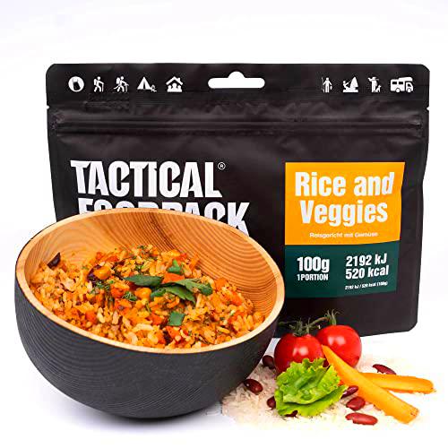 Tactical Foodpack Rice and Veggies multipack - 25 platos liofilizados, veganos