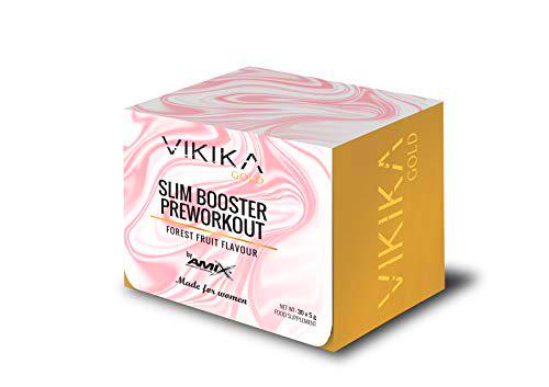 Vikika Gold - Slim Booster Pre Workout, Ayuda a Mejorar el Rendimiento Muscular