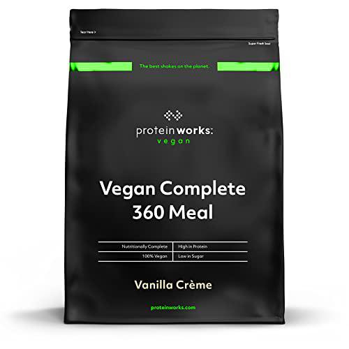 Complete 360 ​​Meal | Crema de Vainilla | Nutricionalmente Equilibrado | 100% vegano | Comida rápida y asequible | THE PROTEIN WORKS | 1kg