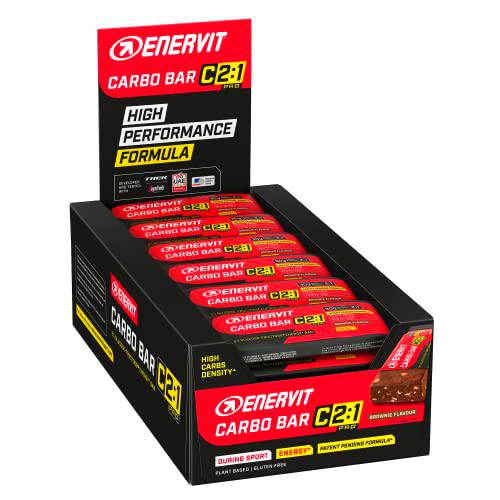 Enervit, Carbo Bar C2:1PRO Brownie, Barrita de 45g