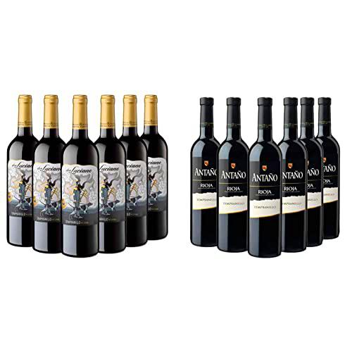 Don Luciano Reserva - Vino Tinto D.O. La Mancha - Caja de 6 Botellas x 750 ml &amp; Antaño Tempranillo