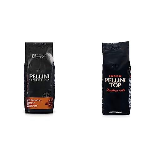 Pellini - Top 100% Arábica Granos 500 g &amp; Caffè - Café en Grano Espresso Bar N. 9 Cremoso