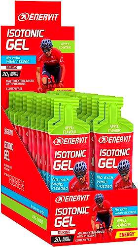 Enervit, Gel Isotónico Manzana, Suplemento para Deportes de Resistencia