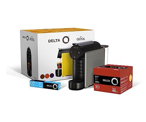 Delta Q MiniQool - Pack de Cafetera de Cápsulas Automática