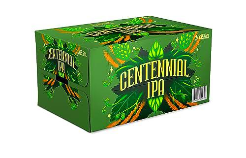 Founders Centennial IPA Cerveza Dorada, Aroma Intenso a Limón Con Notable y Persistente Amargor