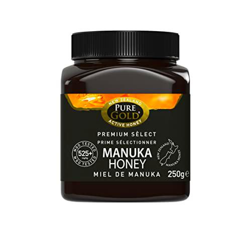 Pure Gold Miel Natural Cruda de Manuka, Ecológica, Producida en Nueva Zelanda