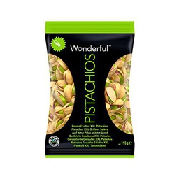 Wonderful Pistachios &amp; Almonds Carton De 12 Sachets De Pistaches Grillées Salées 115gr