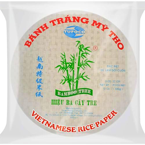 BAMBOO TREE Papel de Arroz 31 cm, Redondo, Multipack (44 X 340 GR)