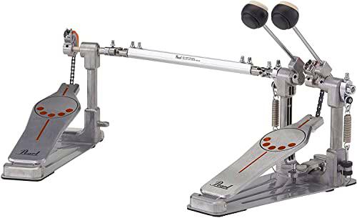 Pearl P-932 - Pedal Doble de Bombo con Leva Intercambiable, Cromo