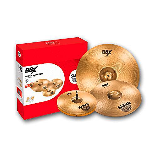 Sabian B8X Performance Cymbal Set 14&quot; Hats 16&quot; Thin Crash 20&quot; Ride