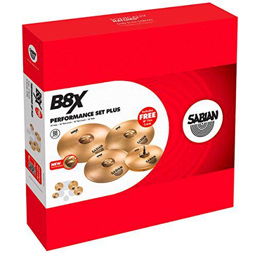 Sabian B8X Performance Cymbal Set Plus 14&quot; Hats 16&quot;/18&quot; Thin Crash 20&quot; Ride