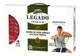 MALETIN JAMÓN CEBO IBERICO MEDIAS LONCHAS 15x50G - EDICIÓN ESPECIAL CARLOS ALCARAZ