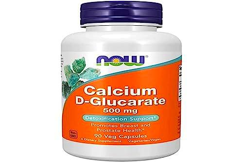 Now Foods - D-glucarato de calcio, 500 mg, 90 cápsulas veganas