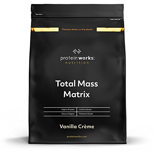 THE PROTEIN WORKS Total Mass Matrix | Ganancia Muscular | Para Ganar Masa| Crema alla Vainilla | 2kg