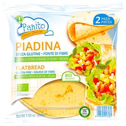 Probios Panito Pan Plano sin Gluten - Paquete de 12 x 200 gr