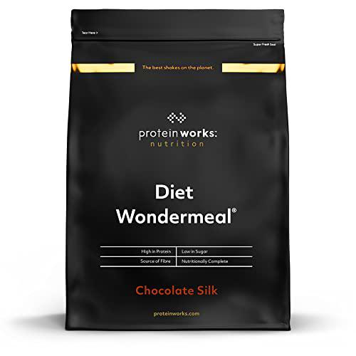 Diet Wondermeal | Chocolate Silk | Batido sustitutivo de comidas de primera calidad | 800g | Protein Works