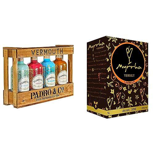 Vermouth Padró &amp; Co en Caja de Madera - Paquete de 4 x 750 ml