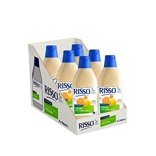 Salsa César - Ideal para Ensaladas - Pack de 6 Botes de 750 ml