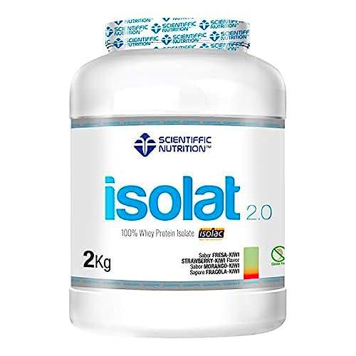 Scientiffic Nutrition - Isolat 2.0, Whey Protein, Suplemento de Proteina Aislada ISO con Lactasa