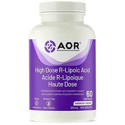 AOR High Dose R-Lipoic Acid 60s