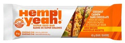 Manitoba Harvest Hemp Bar Coconut Cashew Dark Chocolate 12x45g