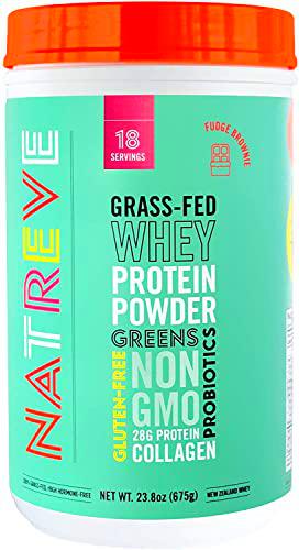 Natreve Whey Protein - Fudge Brownie 702g