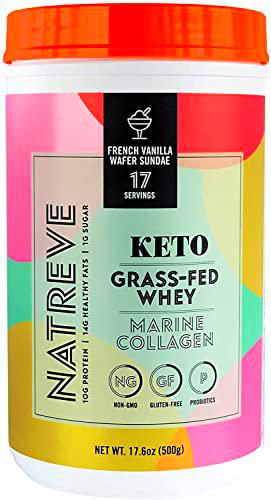 Natreve - Keto Collagen (Vanilla Wafer Smoothie, 500 g)