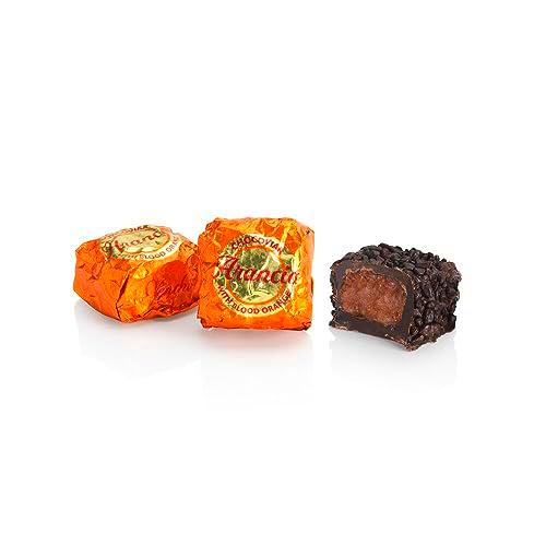 Venchi - Chocoviar Naranja - Bombón de Chocolate Extra Negro con Relleno de Naranja Sanguina de Sicilia, 1 kg