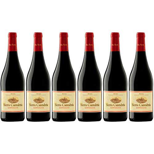 Sierra Cantabria Vino Tinto Garnacha - 6 Botellas - 4500 ml