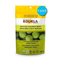 Koukla Delights -Matcha Coconut Bites, Organic, Gluten-Free