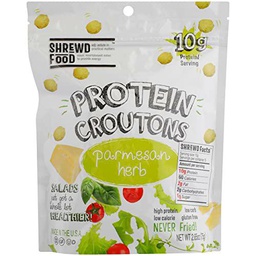 Shrewd Food Parmesan &amp; Herb Croutons 2.65oz - 12ct Case