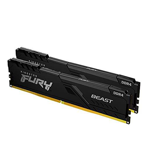 Kingston FURY Beast 16GB (2x8GB) 3200MHz DDR4 CL16 Memoria para Ordenadores de sobremesa Kit de 2 KF432C16BBK2/16