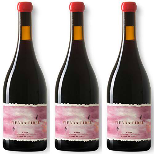 Tierra Fidel Vino Tinto - 3 botellas x 750ml - total: 2250 ml