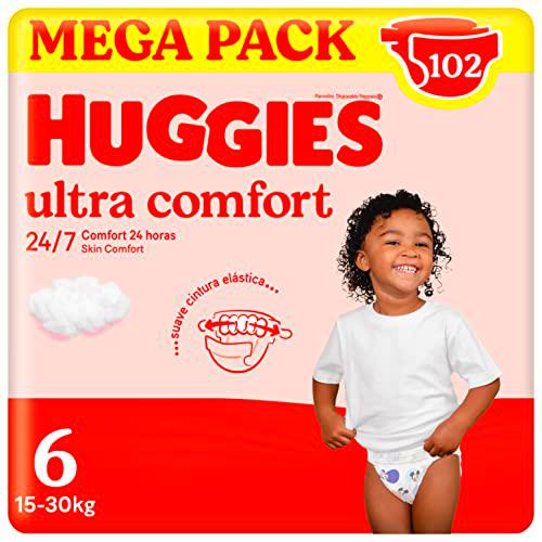 Huggies Ulltra Comfort Pañal para bebé con Disney Talla 6 (15-30 kg)