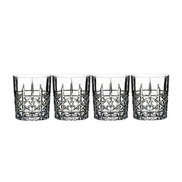 Brady by Waterford DOF - Juego de 4 Vasos de Cristal