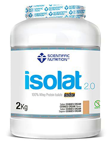 Scientiffic Nutrition - Isolat 2.0, Whey Protein, Proteina Aislada ISO con Lactasa