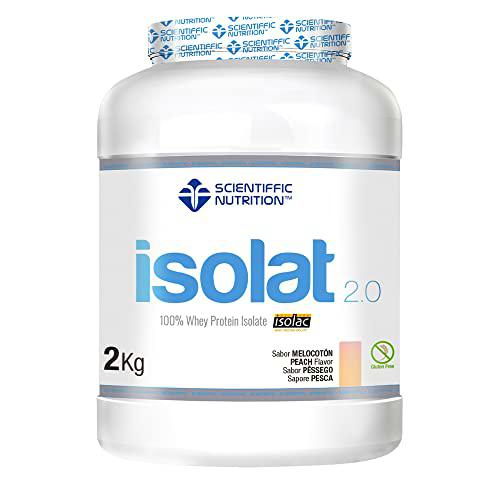 Scientiffic Nutrition - Isolat 2.0, Whey Protein, Suplemento de Proteina Aislada ISO con Lactasa