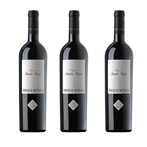 Enrique Mendoza Vino tinto reserva - 3 botellas x 750ml