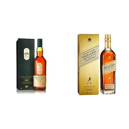 Lagavulin 16 Whisky Escocés Single Malt, 700 ml &amp; Johnnie Walker