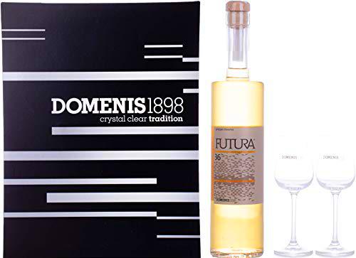 Domenis 1898 FUTURA 36 Grappa Riserva 40% Vol. 0,5l in Giftbox with 2 glasses