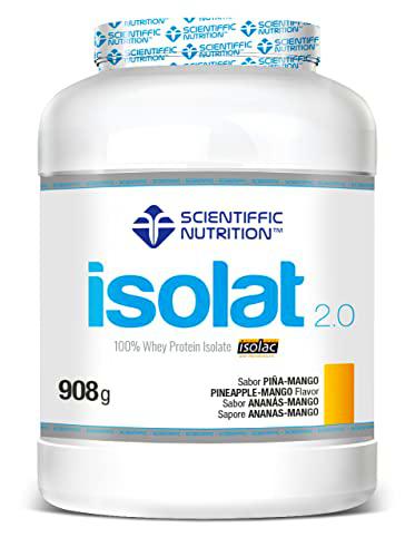 Scientiffic Nutrition - Isolat 2.0, Whey Protein, Suplemento de Proteina Aislada ISO con Lactasa