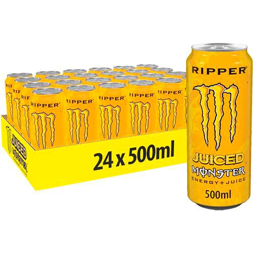 Monster Juiced Ripper Bebida Energética Sabor Zumo Tropical Lata 500ml