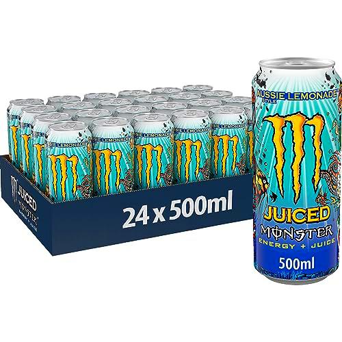 Monster Juiced Aussie Lemonade Style Bebida Energética Sabor Limonada Lata de 500ml