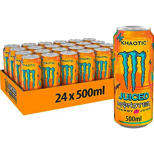 Monster Juiced Khaotic Bebida Energética Sabor Naranja Cítrica Lata 500ml