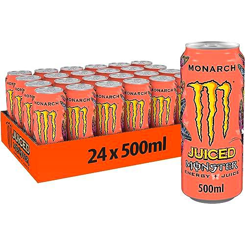 Monster Juiced Monarch Bebida Energética Sabor Melocotón y Nectarina Lata 500ml