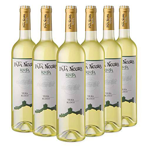 Pata Negra Viura Vino Blanco D.O Rioja - Pack de 6 Botellas x 750 ml