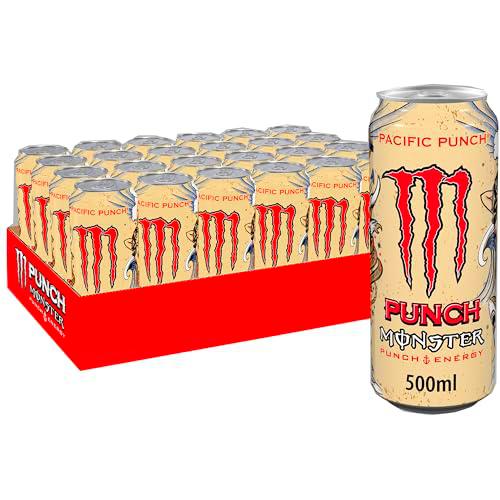 Monster Energy Pacific Punch Bebida Energética Sabor Ponche de Frutas Lata 500ml