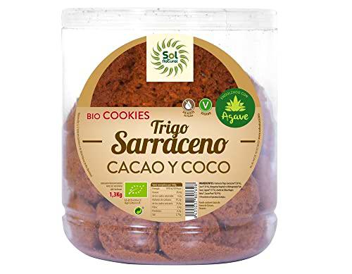 SOLNATURAL Bote Galleta SARRRACENO Coco-Cacao Bio 1300 g