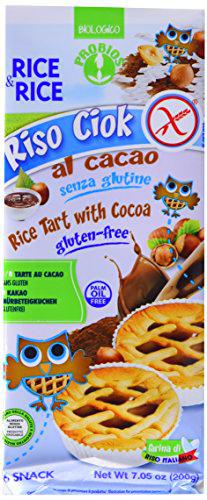 Probios Rice&amp;Rice Tartita de Arroz con Cacao - Paquete de 12 x (6x33,4) gr