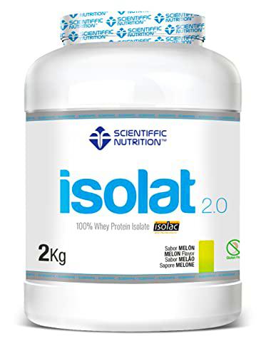 Scientiffic Nutrition - Isolat 2.0, Whey Protein, Suplemento de Proteina Aislada ISO con Lactasa